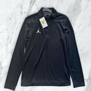 NEW Jordan Team Men's Size Small Dri-Fit Half-Zip Athletic Top Black DQ7913-010